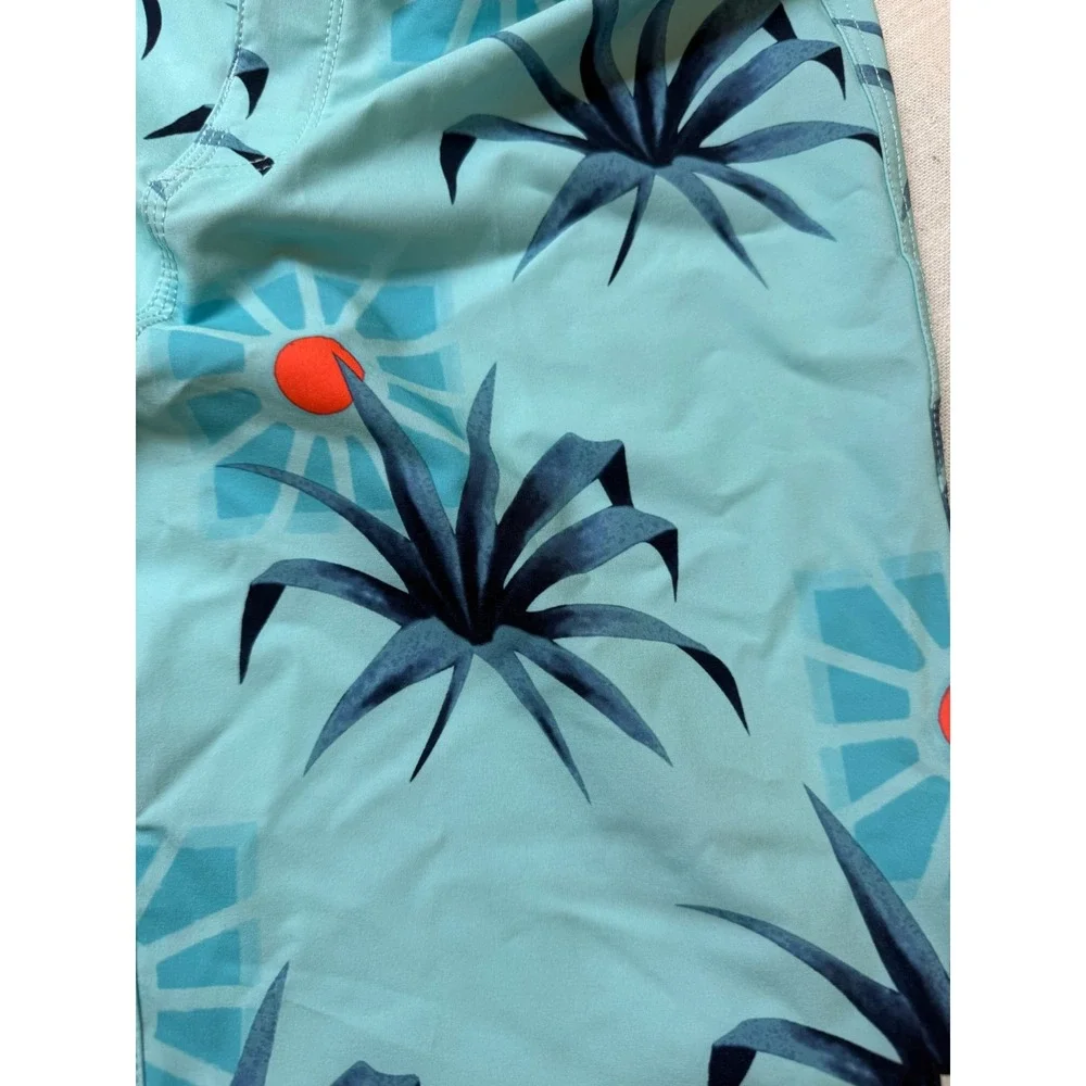 Billabong Upcycler Sundays Pro Boardshorts Blue‎ Palm Print – Size 29 NWT